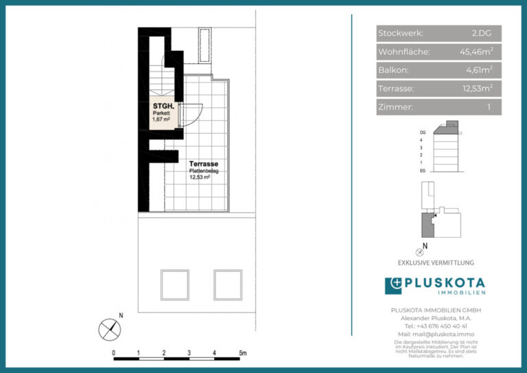 Vertriebsplan Dachterrasse
